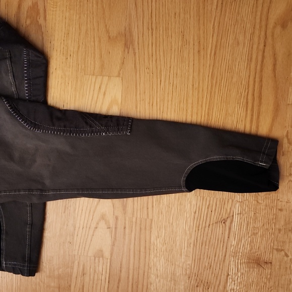 Equine Couture Kneepatch Breeches Grey 24/26 - Picture 4 of 4